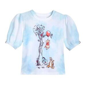 S 🎈NWT! Disney Store Winnie the Pooh and Friends Ladies' T-Shirt Flounce Sleeve